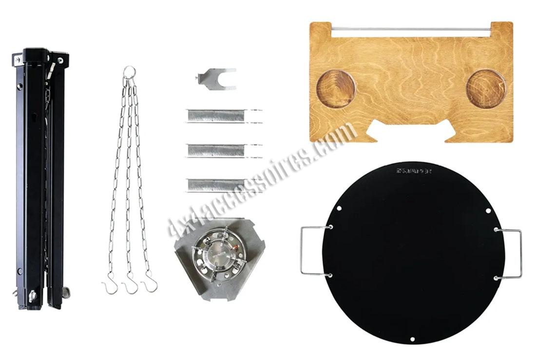 Réchaud De Camping IKAMPER, Brûleur à Gaz, Tout En Inox, Neuf, Système De Cuisson Modulaire
