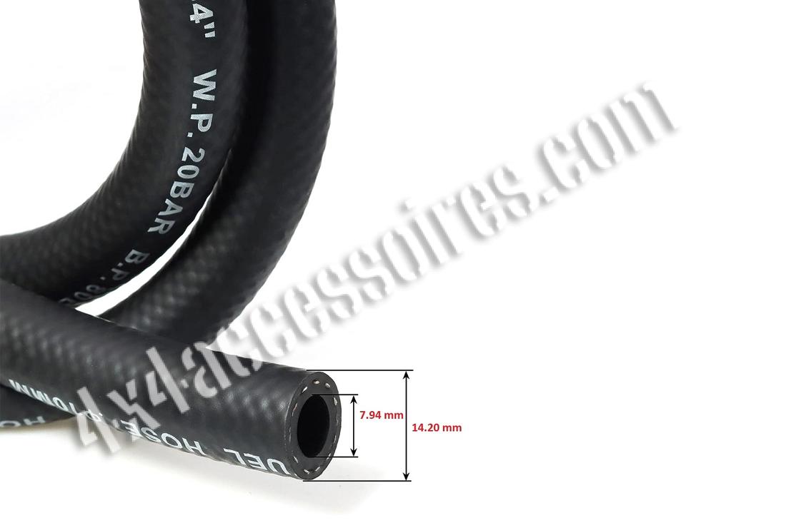 Tuyau De Lubrification En Caoutchouc Nitrile Noir - 8mm/11mm, 3 Mètres - Pour Irrigation, Neuf