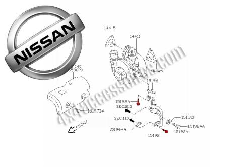 VIS DE FIXATION DE CONDUITE D'EAU ET D'HULE SUR LE TURBO PATROL Y61 3.0L