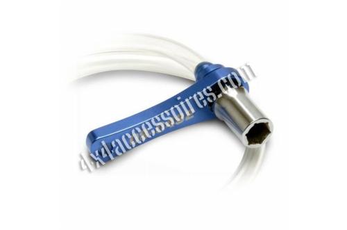PURGEUR DE FREIN ET D'EMBRAYAGE AVEC TUYAU POUR VIS DE PURGE DE 8 MM