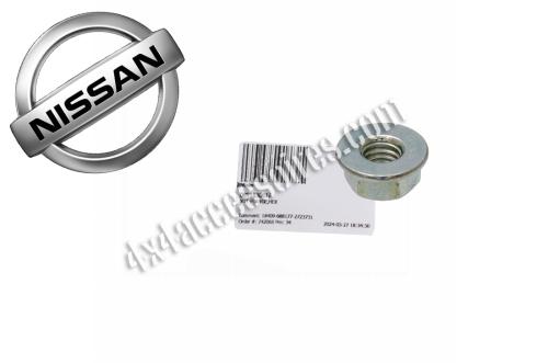 ÉCROU M6 DE FIXATION DU CACHE MOTEUR SUPÉRIEUR PATROL Y61 3.0L