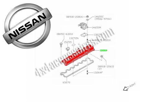 CACHE CULBUTEUR PATROL Y60 2.8L TD APRÈS 08/1995