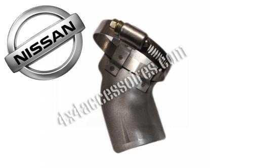 COLLIER INFÉRIEUR AVEC TÔLE PARE-CHALEUR POUR DURITE MANCHON ENTRE TURBO ET COLLECTEUR PATROL Y60 2.8