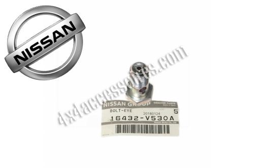 VIS BANJO DU TUBE D'ARRIVÉE D'HUILE DE TURBO PATROL Y60 / Y61 TD6 / X-TRAIL