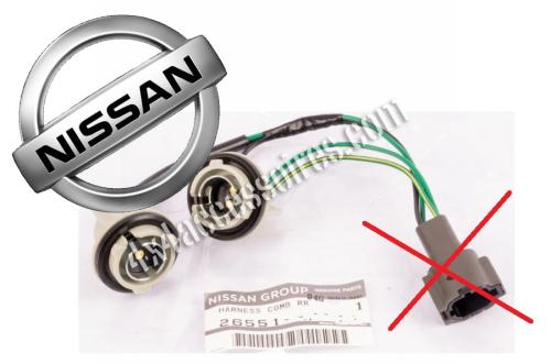 FAISCEAU DE FEU ARRIÈRE DE PARE CHOC PATROL Y60 - LIVRÉ SANS CONNECTEUR