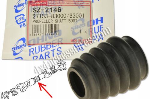 SOUFFLET D'ARBRE DE TRANSMISSION SUZUKI SANTANA / JIMNY