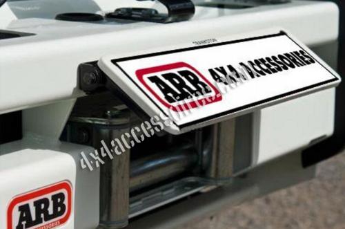 SUPPORT DE PLAQUE D'IMMATRICULATION ARTICULÉ ARB