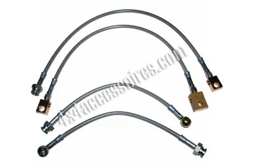 KIT 4 DURITES DE FREIN GOODRIDGE POUR NISSAN PATROL 160/260
