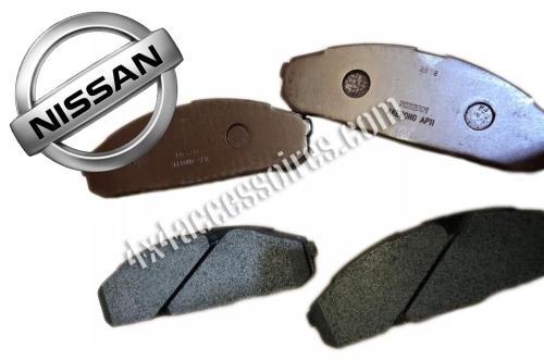 PLAQUETTES DE FREIN AVANT PATROL GR Y60 - ETRIERS DOUBLE PISTONS