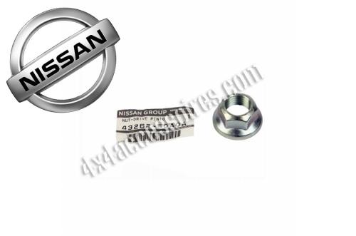 ECROU DU PIGNON D'ATTAQUE DE NEZ DE PONT AVANT OU ARRIÈRE M22X1.50 PATROL Y60 / Y61