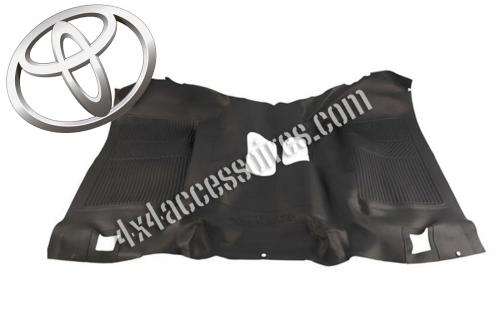 MOQUETTE TAPIS DE SOL AVANT PVC GRIS D'ORIGINE TOYOTA LAND CRUISER SÉRIE 7