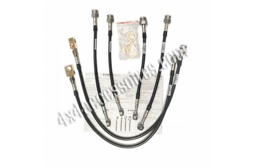 KIT 6 DURITES DE FREIN GOODRIDGE POUR NISSAN PATROL Y60 + 10 cm - TÜV