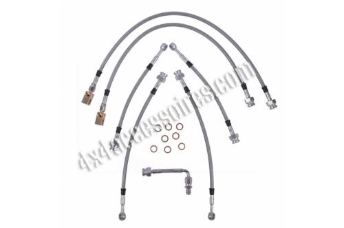 KIT 6 DURITES DE FREIN GOODRIDGE POUR NISSAN PATROL Y61 SANS ABS