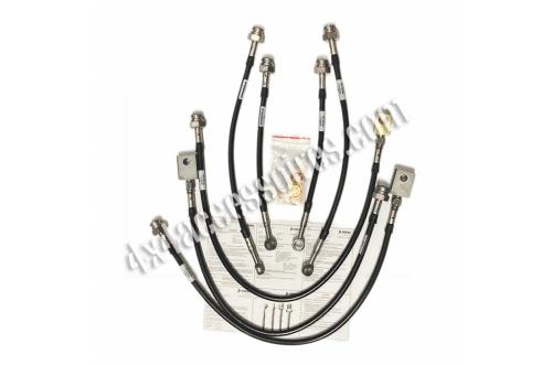 KIT 7 DURITES DE FREIN GOODRIDGE POUR NISSAN PATROL Y61 + 10 CM - TÜV