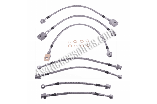 KIT 7 DURITES DE FREIN GOODRIDGE POUR NISSAN PATROL Y61