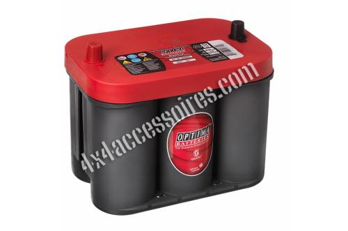 BATTERIE OPTIMA ROUGE 12V - 50Ah BORNES AU CENTRE