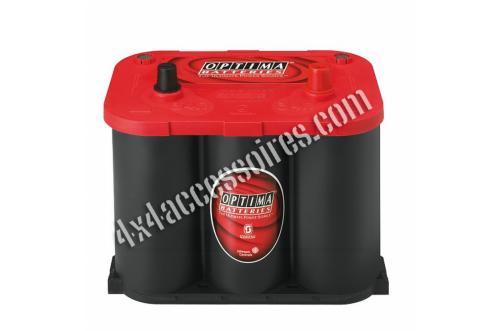 BATTERIE OPTIMA ROUGE 12V - 50Ah BORNES + À DROITE
