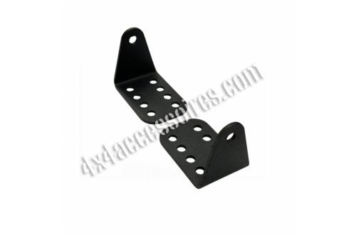 SUPPORT DE BARRE À LED AVANT POUR GALERIE ALUMINIUM