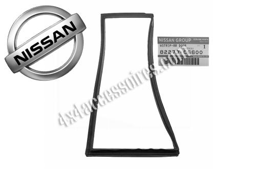 JOINT DE VITRE LATÉRALE DE PORTE ARRIÈRE GAUCHE (CUSTODE) PATROL Y60 LONG