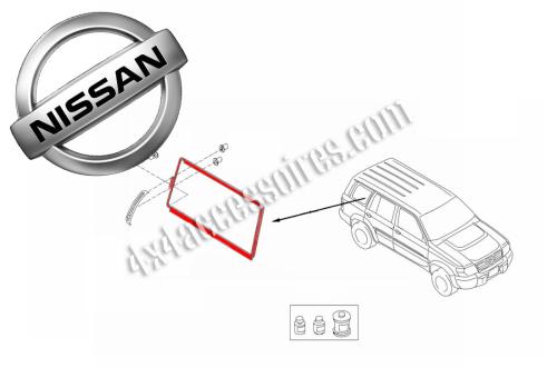 VITRE LATERALE DROITE PATROL Y61 LONG AVANT 2005 -