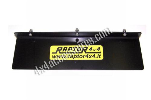 SUPPORT DE PLAQUE D'IMMATRICULATION TYPE B