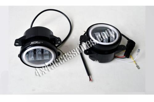 FEUX ANTI-BROUILLARD AVEC VEILLEUSE CIRCULAIRE AVANT POUR PARE-CHOC PATROL Y61