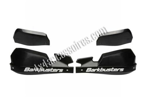 COQUES DE PROTÈGE-MAIN VPS NOIRES ET DÉFLECTEURS NOIRS BARKBUSTERS
