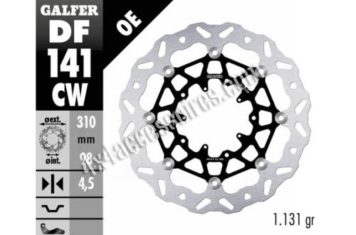 DISQUE DE FREIN AVANT GALFER POUR AFRICA TWIN AVENTURE SPORTS CRF 1100 L