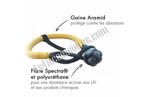 MANILLE SOUPLE 13 TONNES AVEC GAINE DE PROTECTION