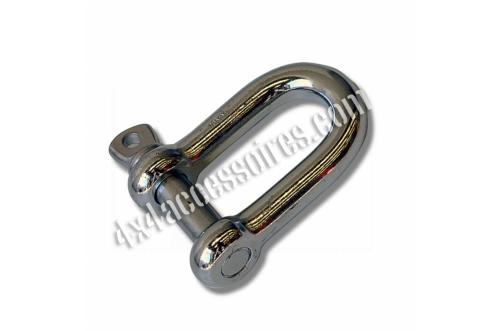MANILLE DROITE INOX Ø 16MM 3250 KG