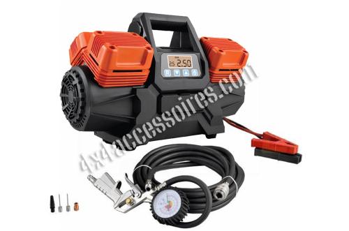 COMPRESSEUR PORTABLE 4-CYLINDRES 12V - 400L/MIN