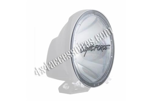 CACHE TRANSPARENT SPOT Ø210 POUR PHARE GENESIS LIGHT FORCE