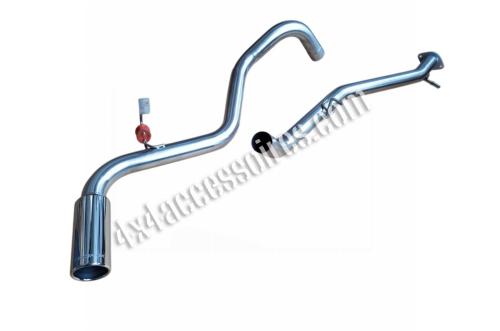 TUBE INTERMÉDIAIRE SANS SILENCIEUX + SORTIE ARRIÈRE APRÈS CATALYSEUR (Ø SORTIE 90MM) TECINOX RANGER RAPTOR
