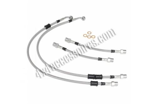 KIT 4 DURITES DE FREIN GOODRIDGE POUR LAND CRUISER LJ70/73 AVANT 1990 (PHARES RONDS)