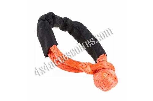 MANILLE SOUPLE 12 TONNES AVEC GAINE DE PROTECTION - ORANGE -
