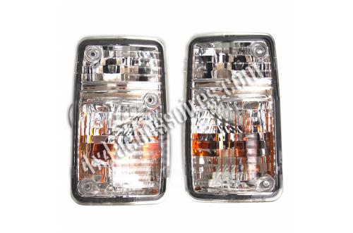 PAIRE DE FEUX CRISTAL AVANT NISSAN PATROL Y60 À PARTIR DE 1995