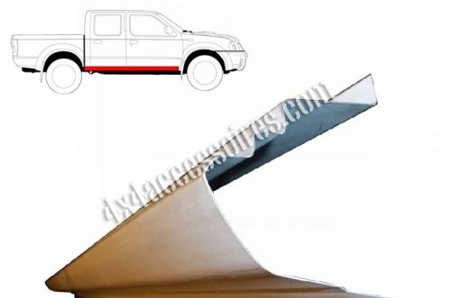 TÔLE EXTÉRIEURE DE BAS DE CAISSE NAVARA D22 LONGUEUR 2000 MM