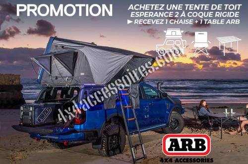 PROMO TENTE DE TOIT ARB ESPERANCE 2 + CHAISE BASE CAMP + TABLE ALU