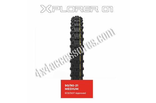 XPLORER 01 - ENDURO - REBEL TYRES - MEDIUM - 90/90-21-54H - TT/TL