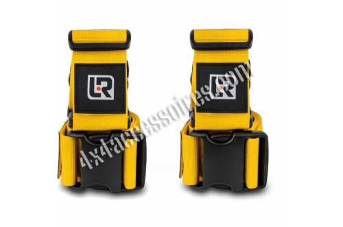 2 SANGLES JAUNES DE REMPLACEMENT POUR MOTOBAG 31 L - LONE RIDER