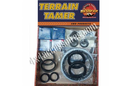 KIT DE RÉFECTION D'ÉTANCHÉITÉ DE PIVOTS DROIT ET GAUCHE (AVEC ROULEMENTS DE PIVOTS) POUR PATROL Y61 - TERRAIN TAMER 