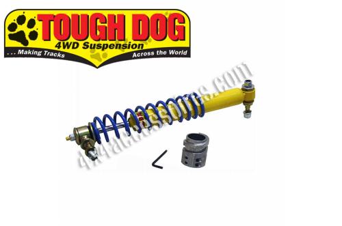 AMORTISSEUR DE DIRECTION TOUGH DOG AVEC RETOUR AU CENTRE POUR JEEP TJ / YJ / XJ  / ZJ