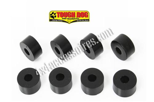 KIT 8 SILENTBLOCS POUR AMORTISSEURS MONTAGE TIGE Ø 14 MM TOUGH DOG - 