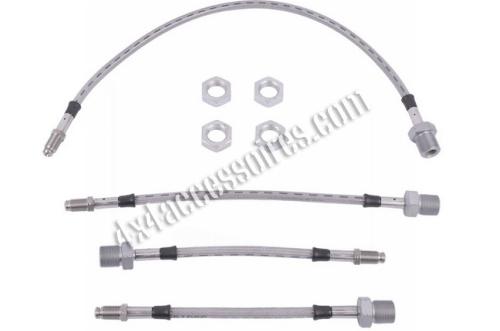 KIT 4 DURITES DE FREIN GOODRIDGE POUR LAND CRUISER LJ70/73 APRÈS 1990 (PHARES CARRÉS)