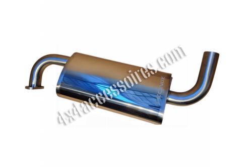 SILENCIEUX ARRIÈRE AVEC TUBE DE SORTIE TECINOX JIMNY DDIS 1.5L DCI