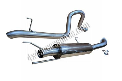 TUBE INTERMÉDIAIRE AVEC SILENCIEUX + SORTIE ARRIÈRE APRÈS DÉCATALYSEUR TECINOX HDJ 100