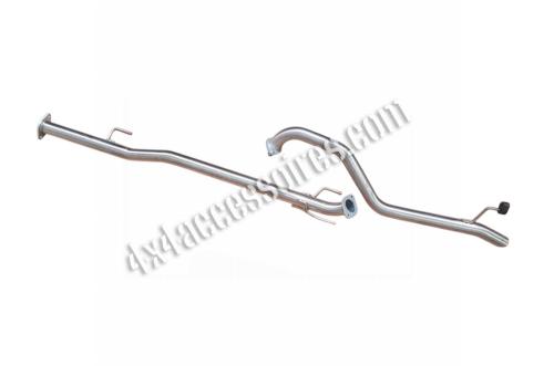 TUBE INTERMÉDIAIRE SANS SILENCIEUX + TUBE ARRIÈRE EN 2 PARTIES TECINOX HILUX REVO