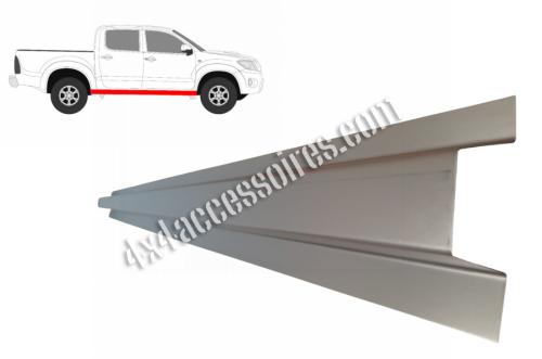 TÔLE INTÉRIEURE DE BAS DE CAISSE TOYOTA HILUX VIGO DE 2005 à 2015 LONGUEUR 1900 MM