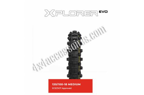 X PLORER 01 EVO REBEL TYRES - MEDIUM - 120/100-18-74P - TT