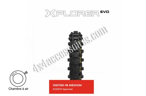 X PLORER 01 EVO REBEL TYRES - MEDIUM - 120/100-18-74P - TT